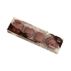 Chocolate Eraser 4 Pcs Pack