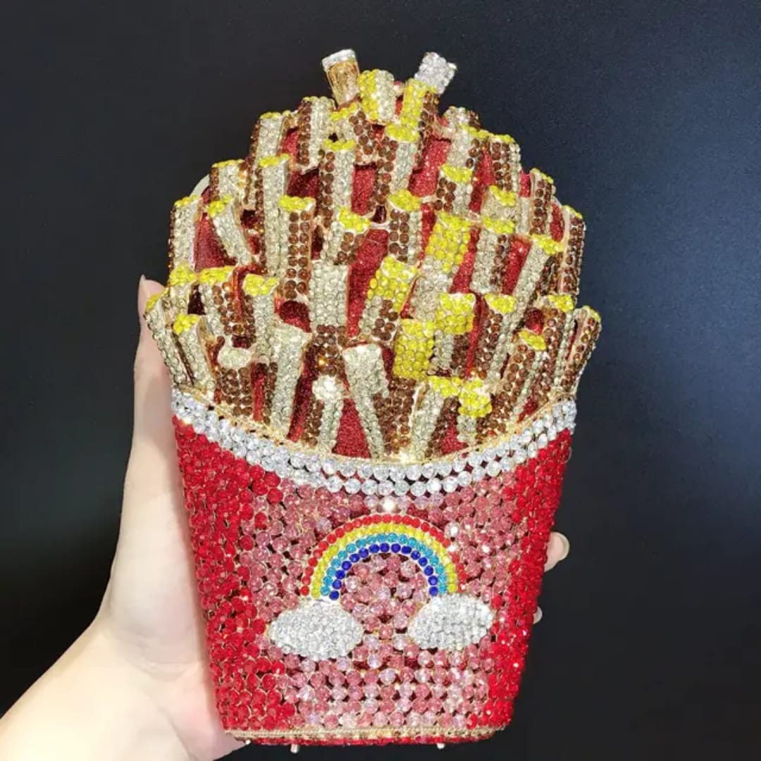 Fries Crystal Clutch - Agrawal Factory