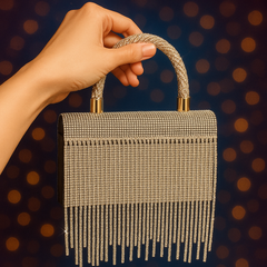 Rhine Stone Diamond Clutch