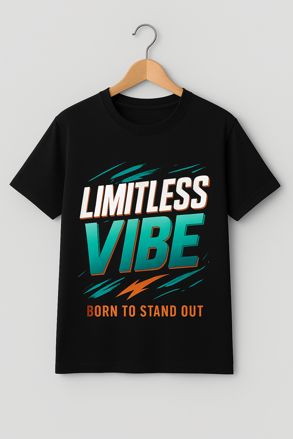 Limitless Vibe Oversized T-Shirt – Born to Stand Out
