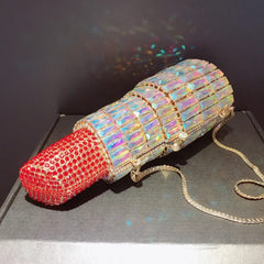 Crystal Lipstick Clutch - Agrawal Factory