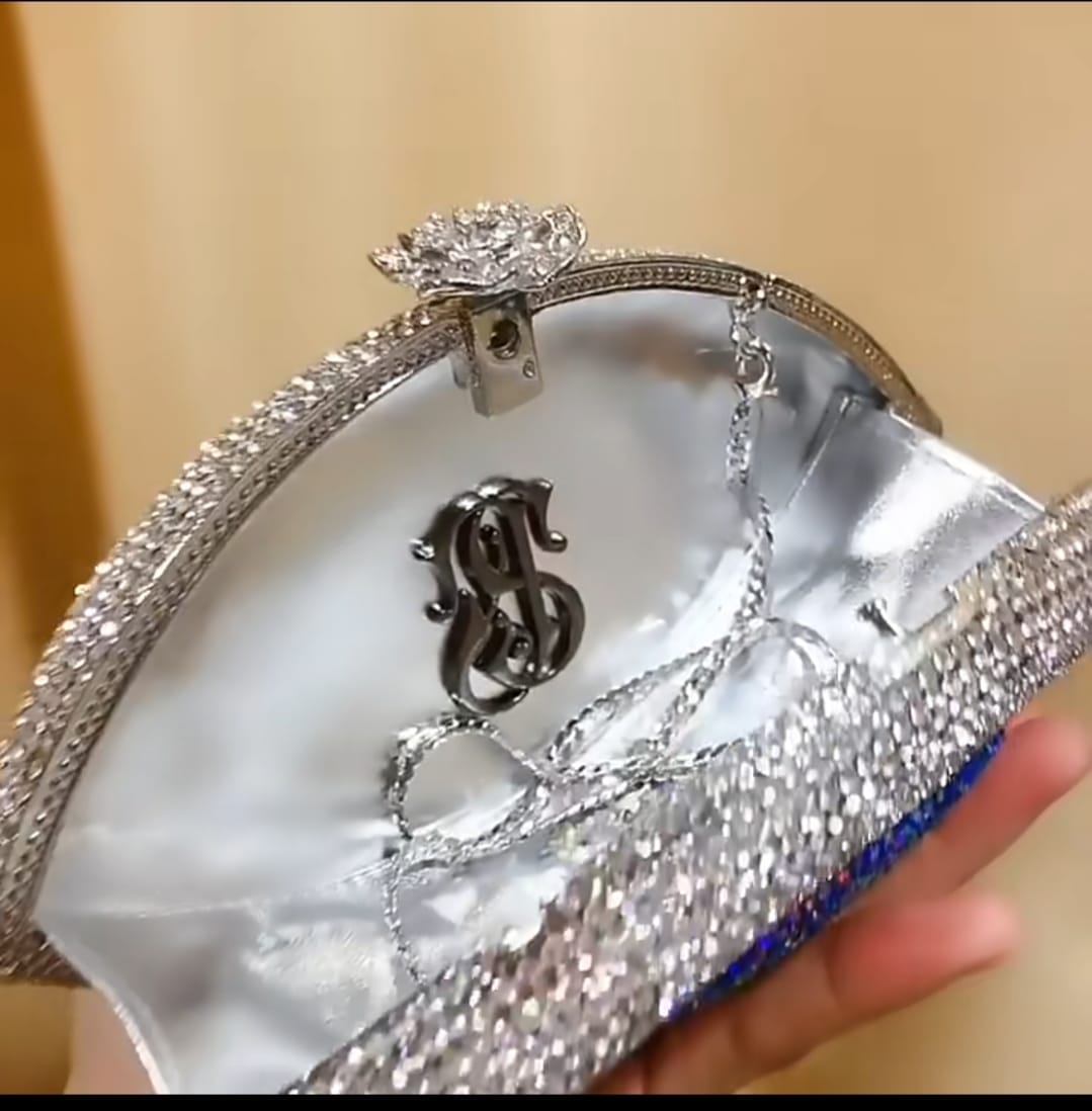 Diamond Eye Crystal Clutch
