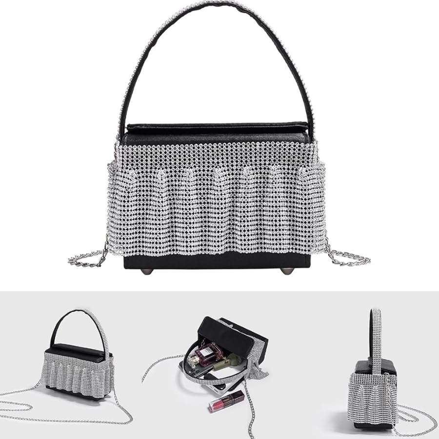 Rhinestone Tassels bag