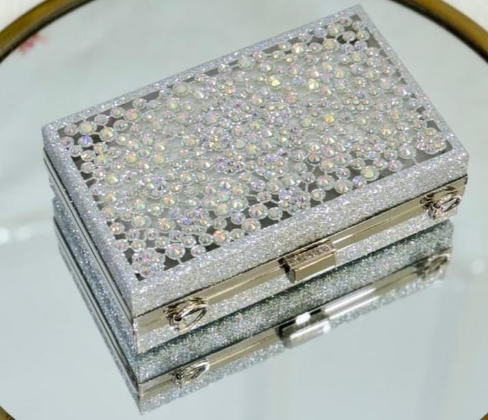 Acrylic Diamond Clutch