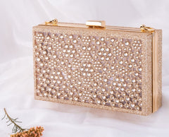Acrylic Diamond Clutch