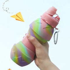 Eggshell Shaped Portable Silicone Water Bottle