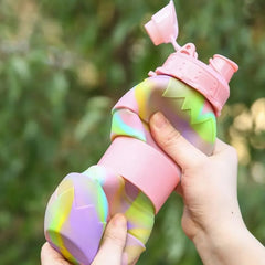 Eggshell Shaped Portable Silicone Water Bottle