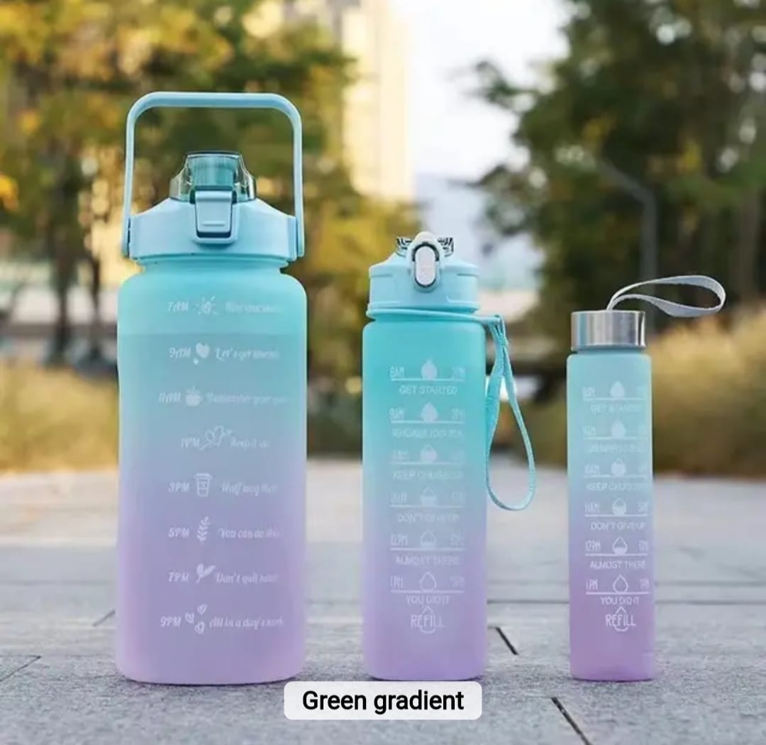 3 Pcs Set Water Bottle