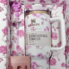 Flower Pattern Stanley Tumbler