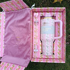 Flower Pattern Stanley Tumbler