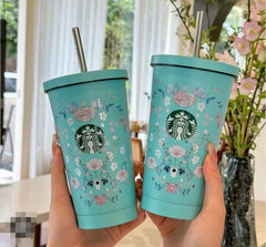 Printed Starbucks Flask