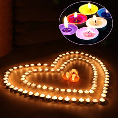 Light Candle Mix Color Pack of 50 Pcs