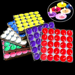 Light Candle Mix Color Pack of 50 Pcs