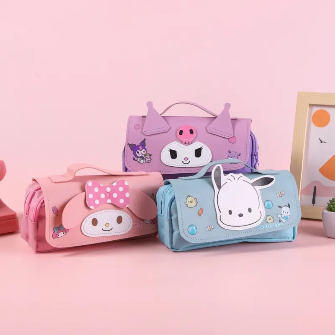 Kuromi Pencil Pouch Double pocket