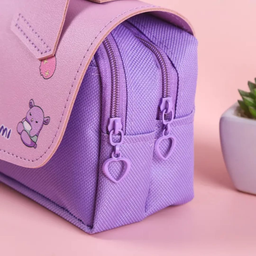 Kuromi Pencil Pouch Double pocket