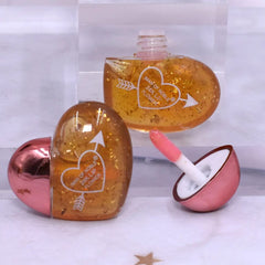 Heart Shape Lipgloss Light Pink Gloss