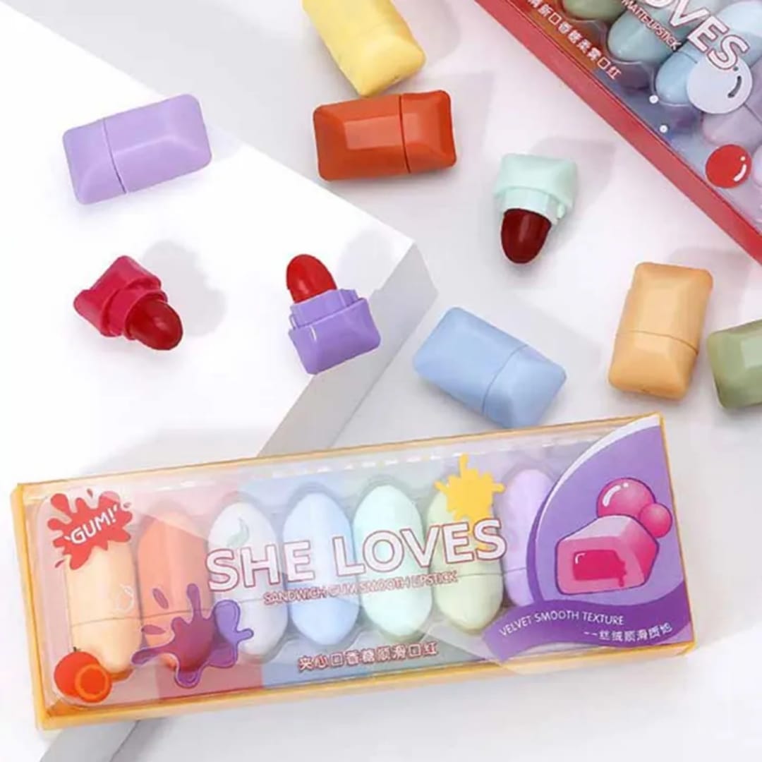 Medicine Lipstick Set of 8 Pcs