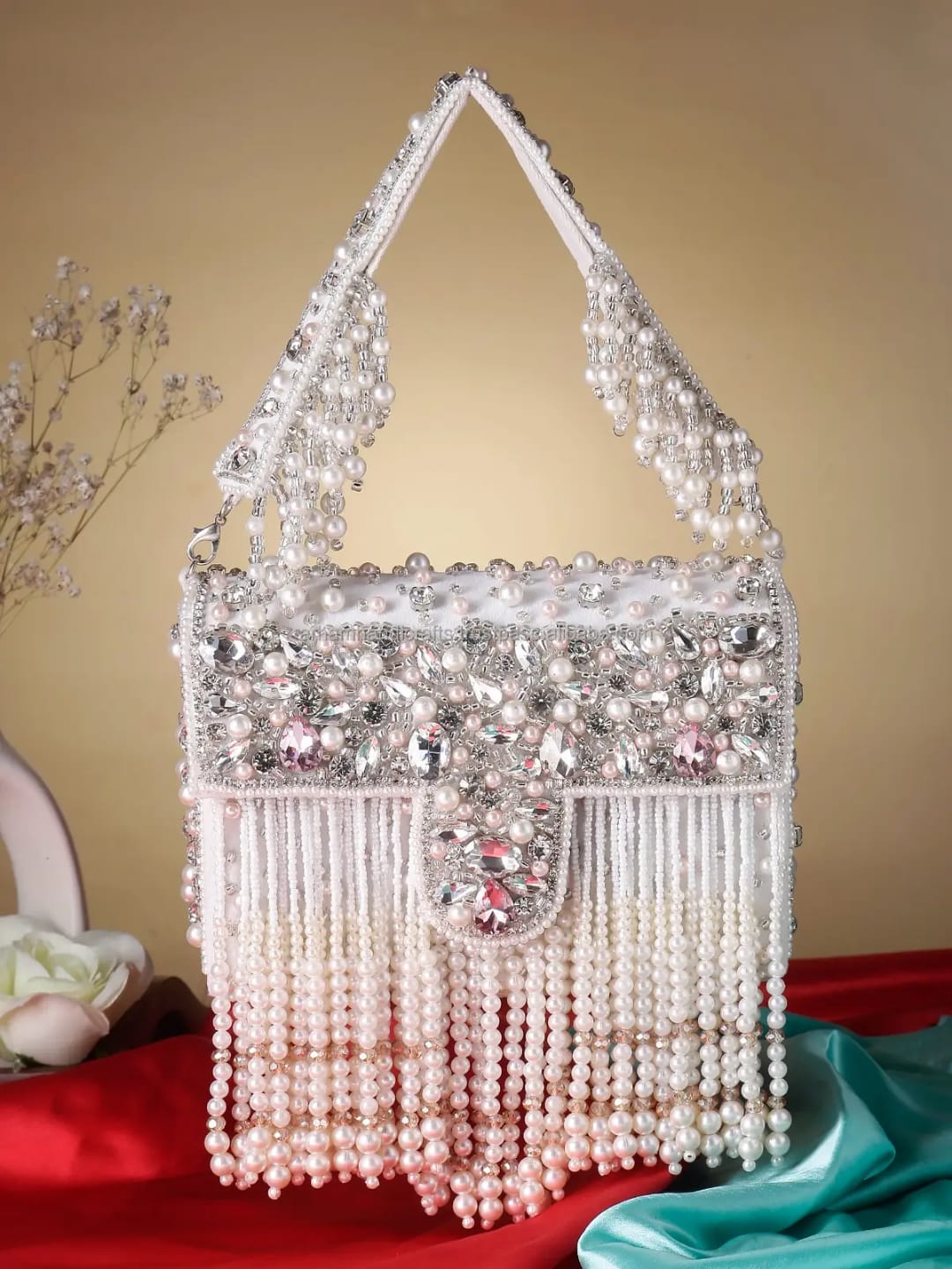 Pearl Bridal Bag - Agrawal Factory